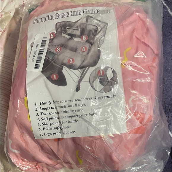 Pink Baby Shopping Cart Cover Cushion - Brand: - Picture 2 of 3